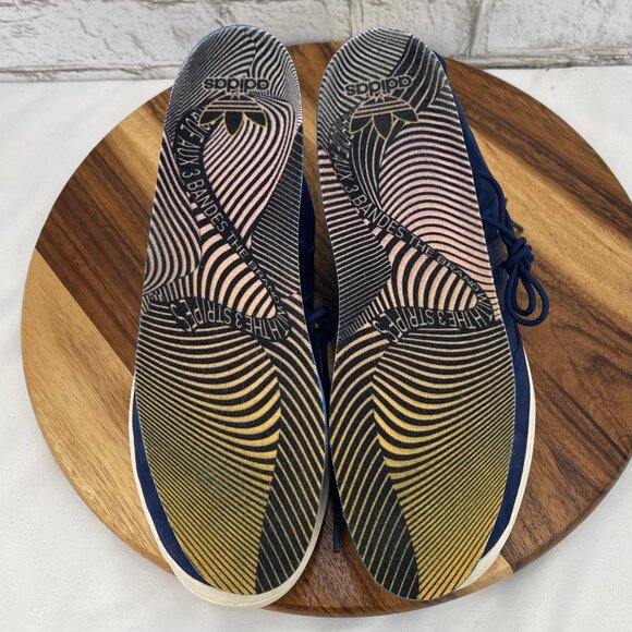 Adidas Puig Night Sky Blue Suede Mens 10 Skateboarding Shoes FY0438 - Picture 14 of 14